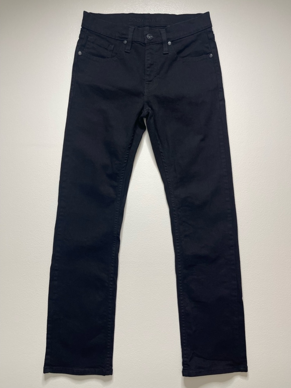 Cody James Wyatt Slim Bootcut Black Stretch Denim Jeans 31x32